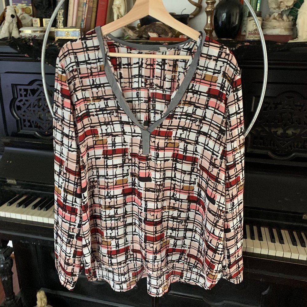 Halogen Print Blouse